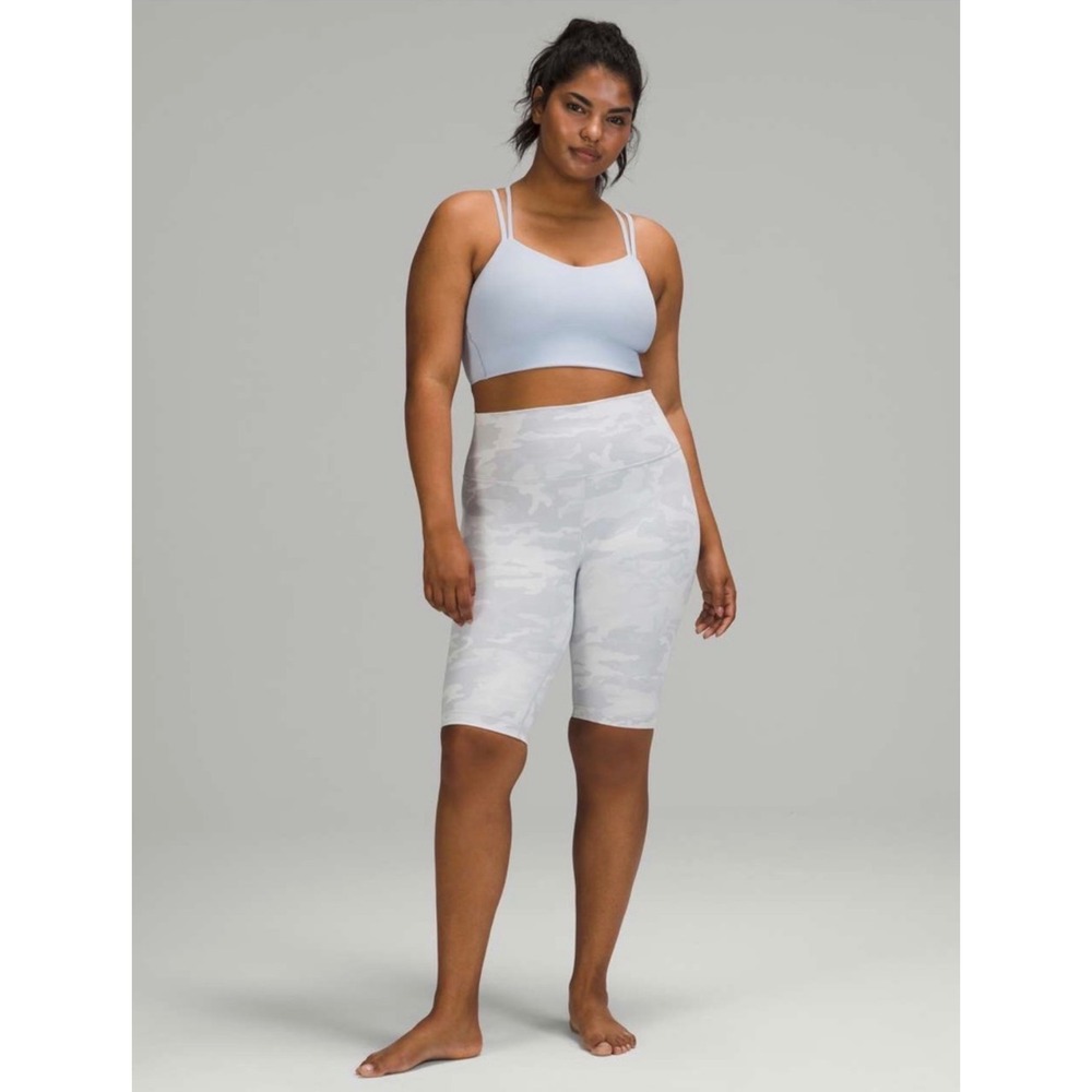 Lululemon Wunder Under 10" Shorts Ribbed Incognito Camo Alpine White Starlight 4